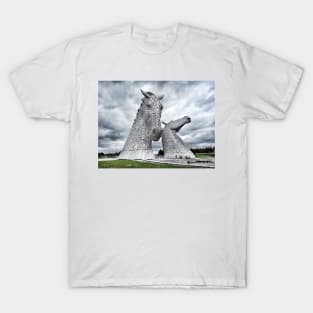 The Kelpies at The Helix, Falkirk, Scotland T-Shirt